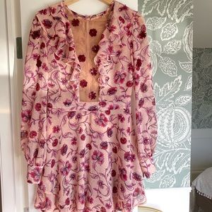 For Love & Lemons mini dress, size Medium